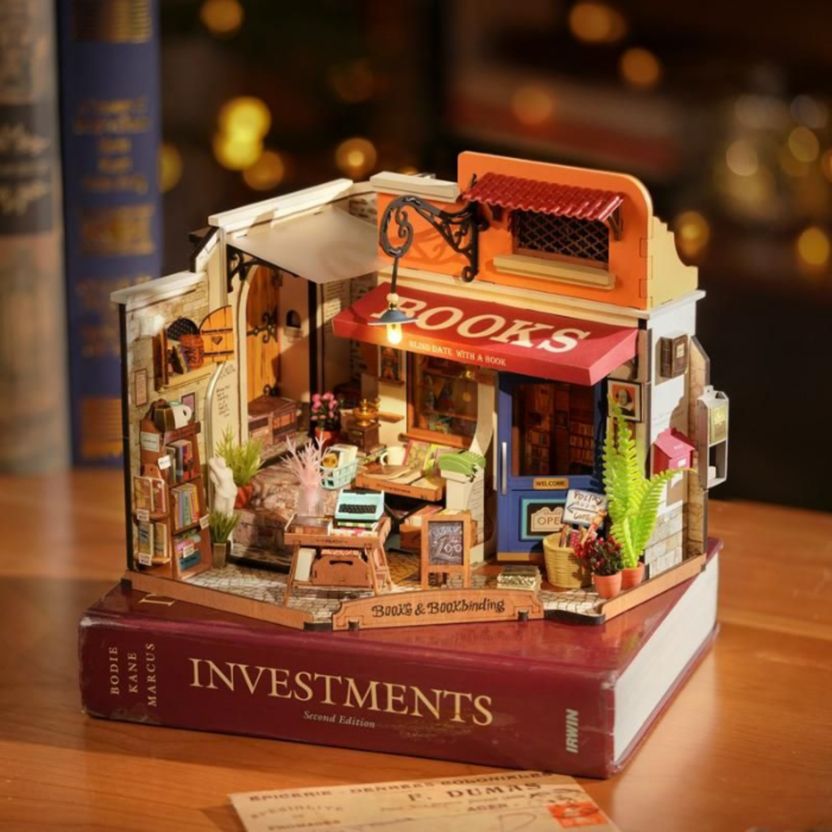 Rolife DIY House - Corner Bookstore