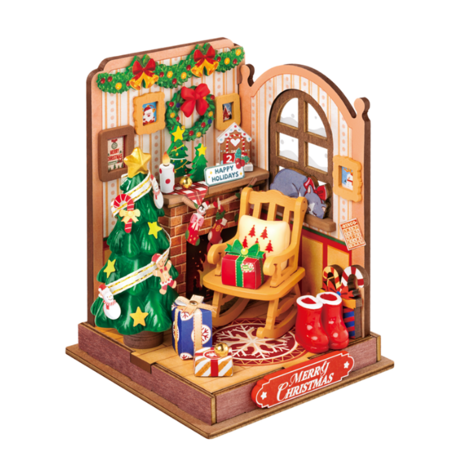 Rolife DIY Little Warm Space - Christmas Fireplace