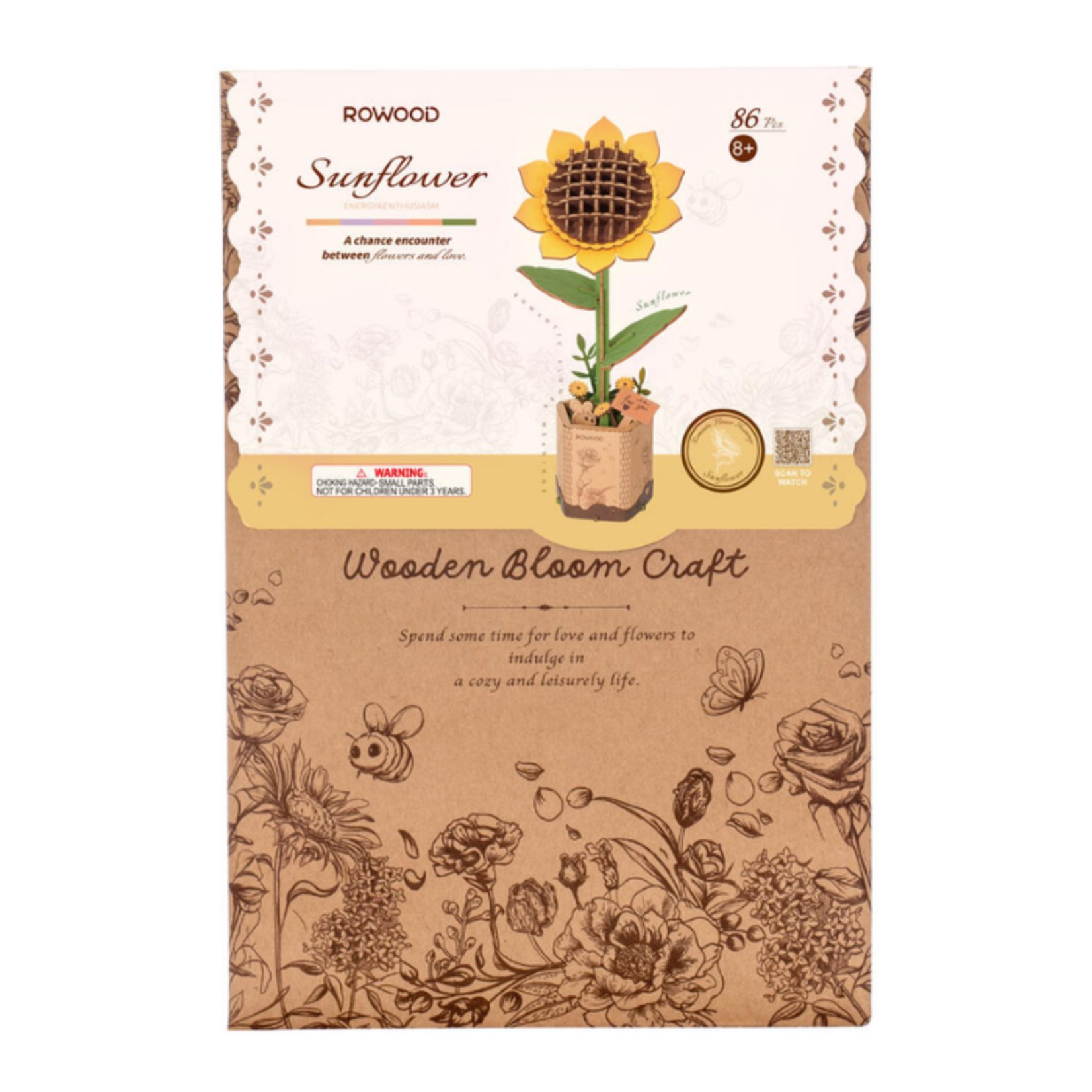 Wooden Bloom Craft - Sunflower