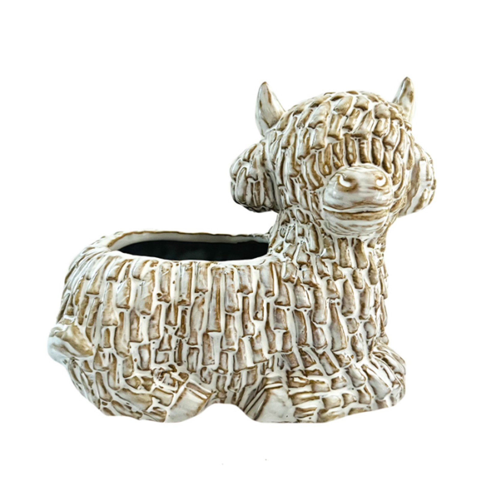 Koppers Home Highland Cow Planter