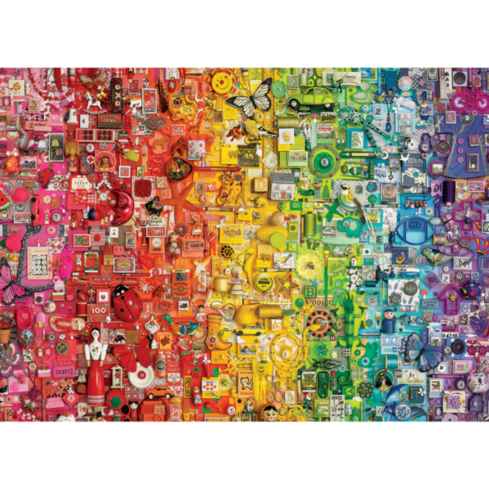 Cobble Hill Cobble Hill - 1000pcs - Colourful Rainbow