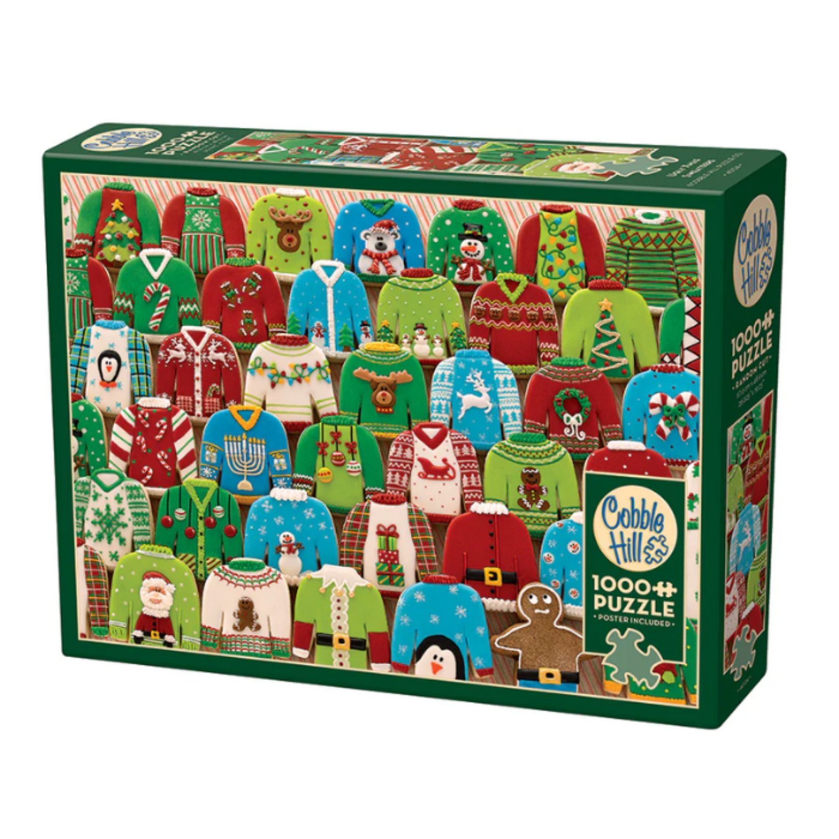 Cobble Hill Cobble Hill - 1000pcs - Ugly Xmas Sweaters