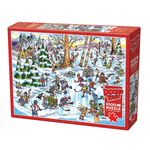 Cobble Hill Cobble Hill - 1000pcs - DoodleTown: Hockey Town