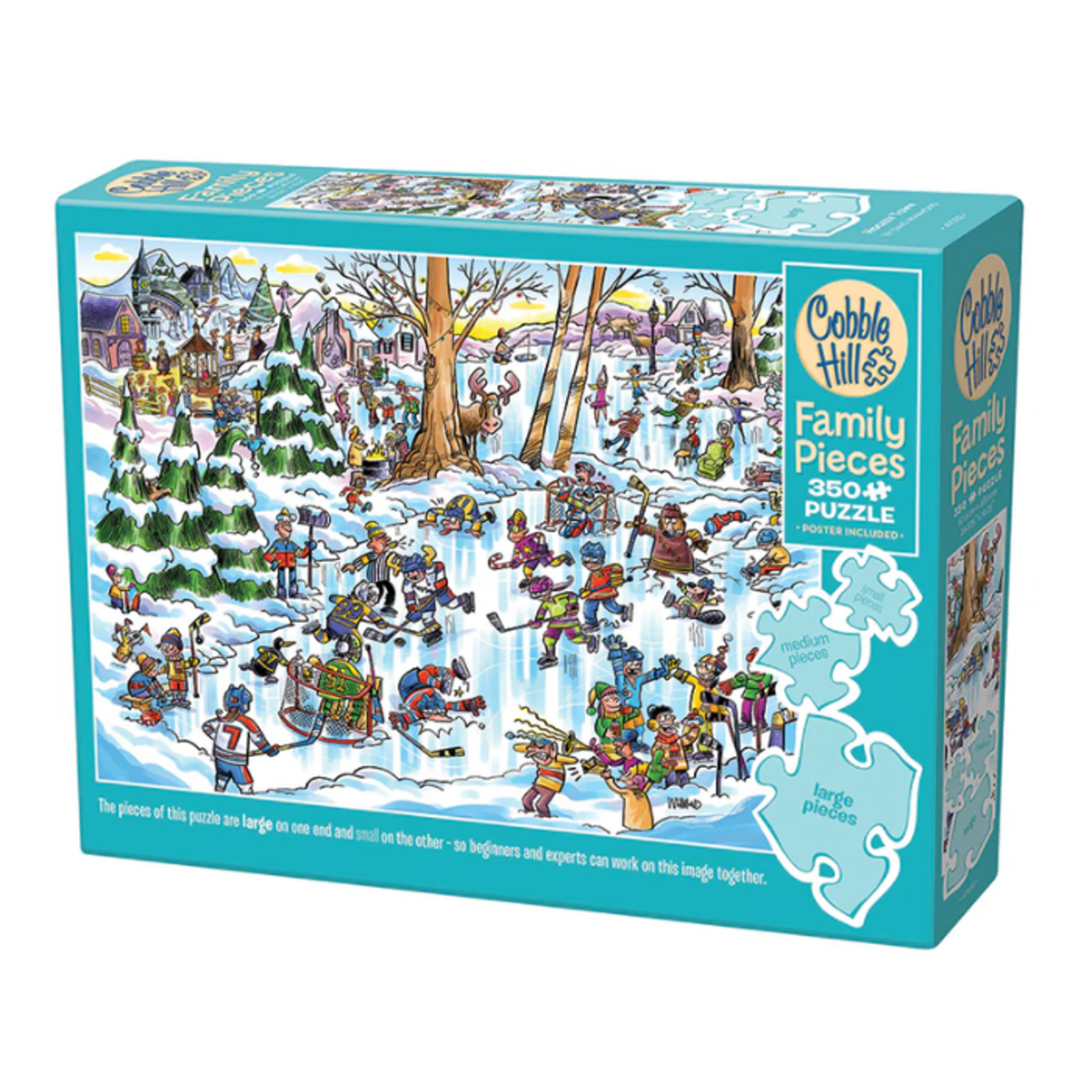 Cobble Hill Cobble Hill - 350pcs - Hockey Town (Family)
