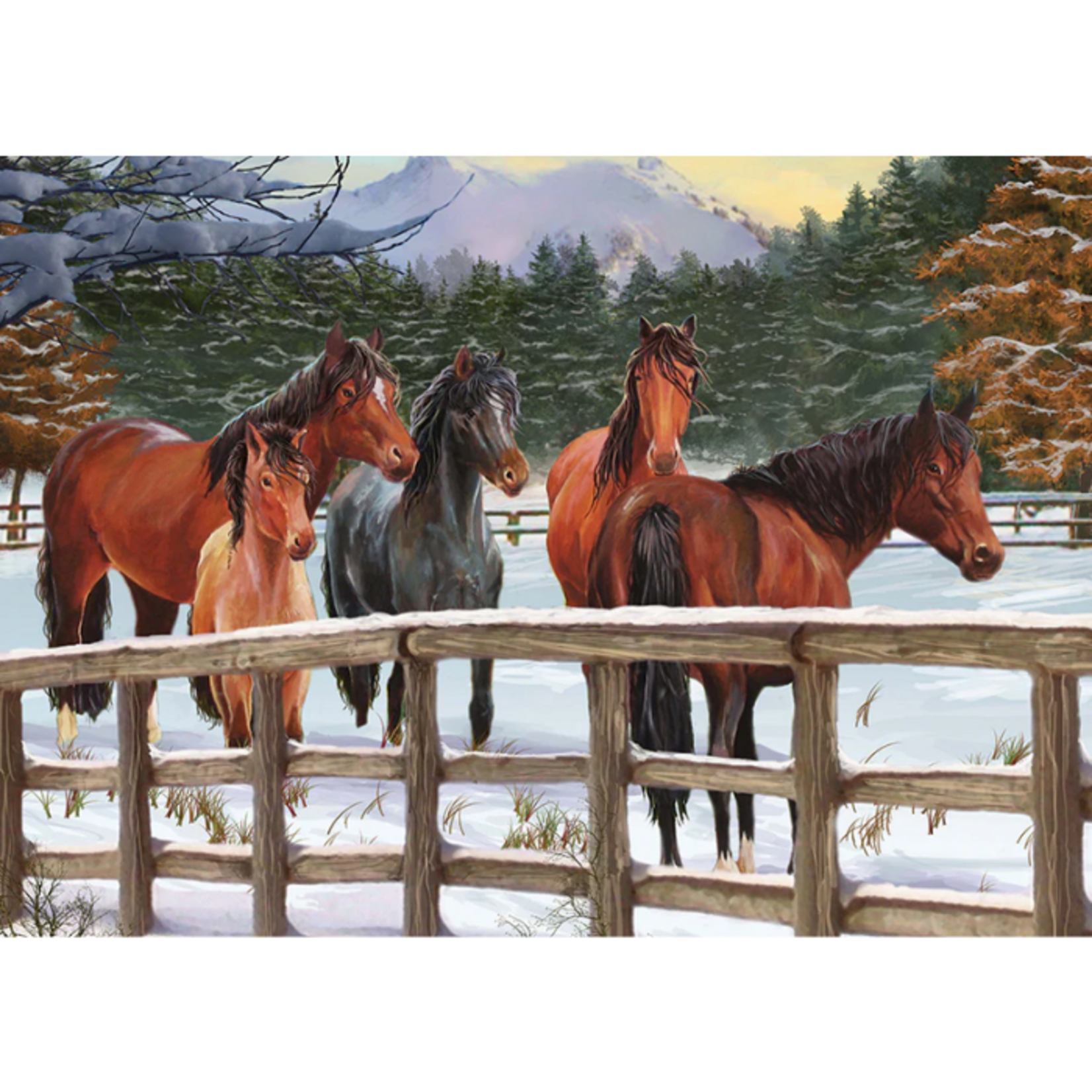 Cobble Hill Cobble Hill - 35pcs - Snowy Pasture (tray)