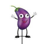 Regal Art & Gift Veggie Garden Stake -  Eggplant