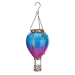 Regal Art & Gift Hot Air Balloon Solar Lantern SM - Blue