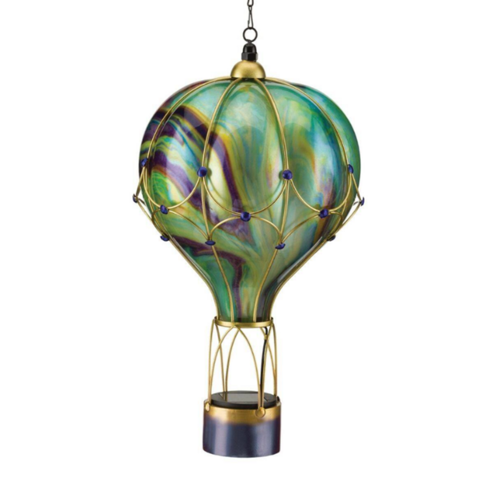 Regal Art & Gift Solar Swirl Hot Air Balloon LG - Green