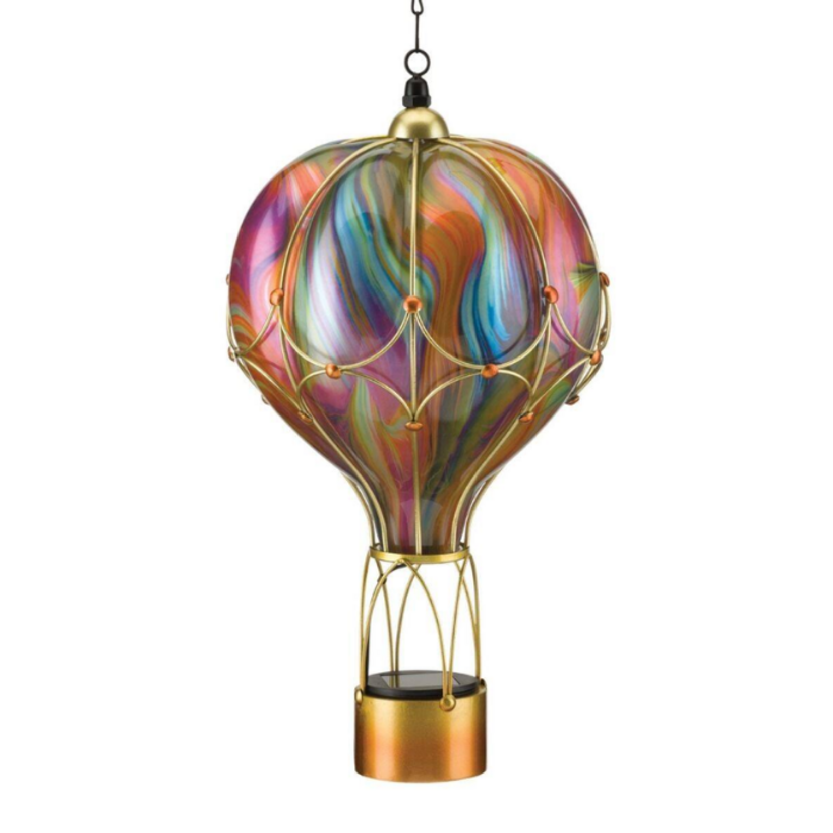 Regal Art & Gift Solar Swirl Hot Air Balloon LG - Orange