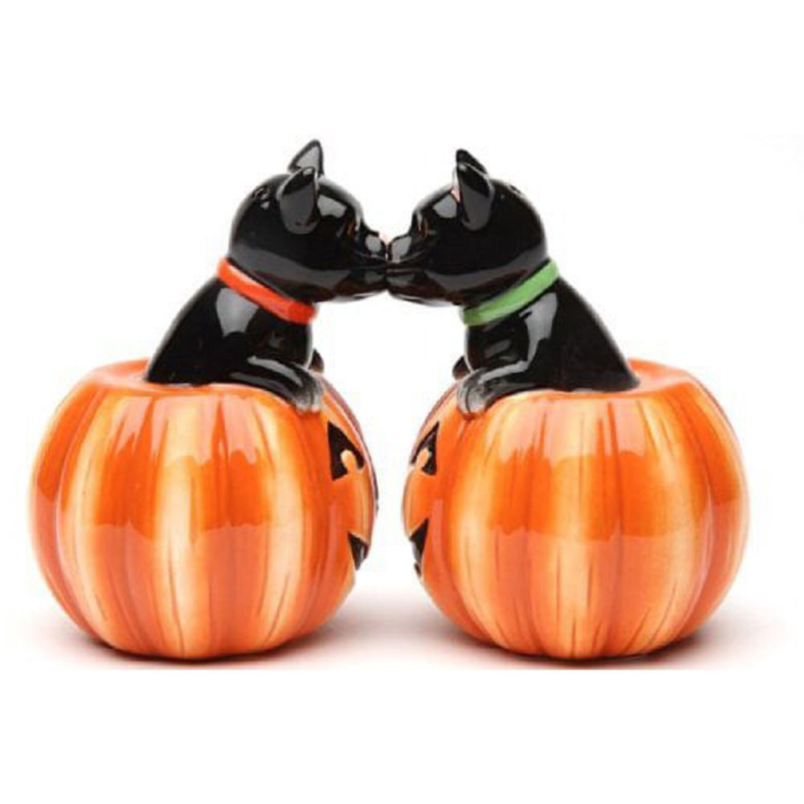 Ganz - Midwest - CBK Black Cat in Pumpkin Salt & Pepper Shaker Set (2pcs)
