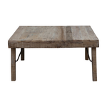 Creative Co-Op Reclaimed Wood Folding  Coffee Table - 36" Square x 18" H