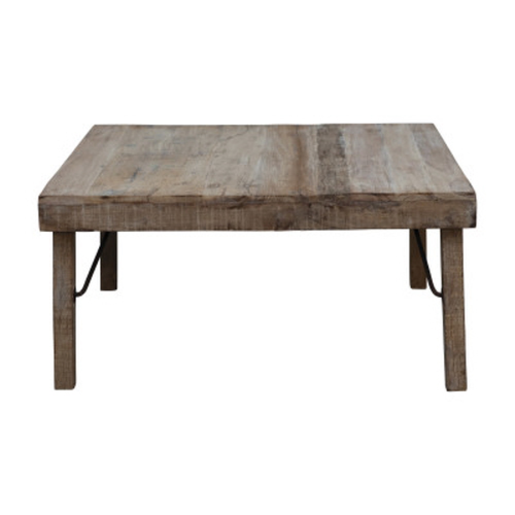 Creative Co-Op Reclaimed Wood Folding  Coffee Table - 36" Square x 18" H