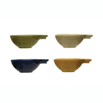 Creative Co-Op Stoneware Blueberry Bowl w/ Handle - Assorted Colors