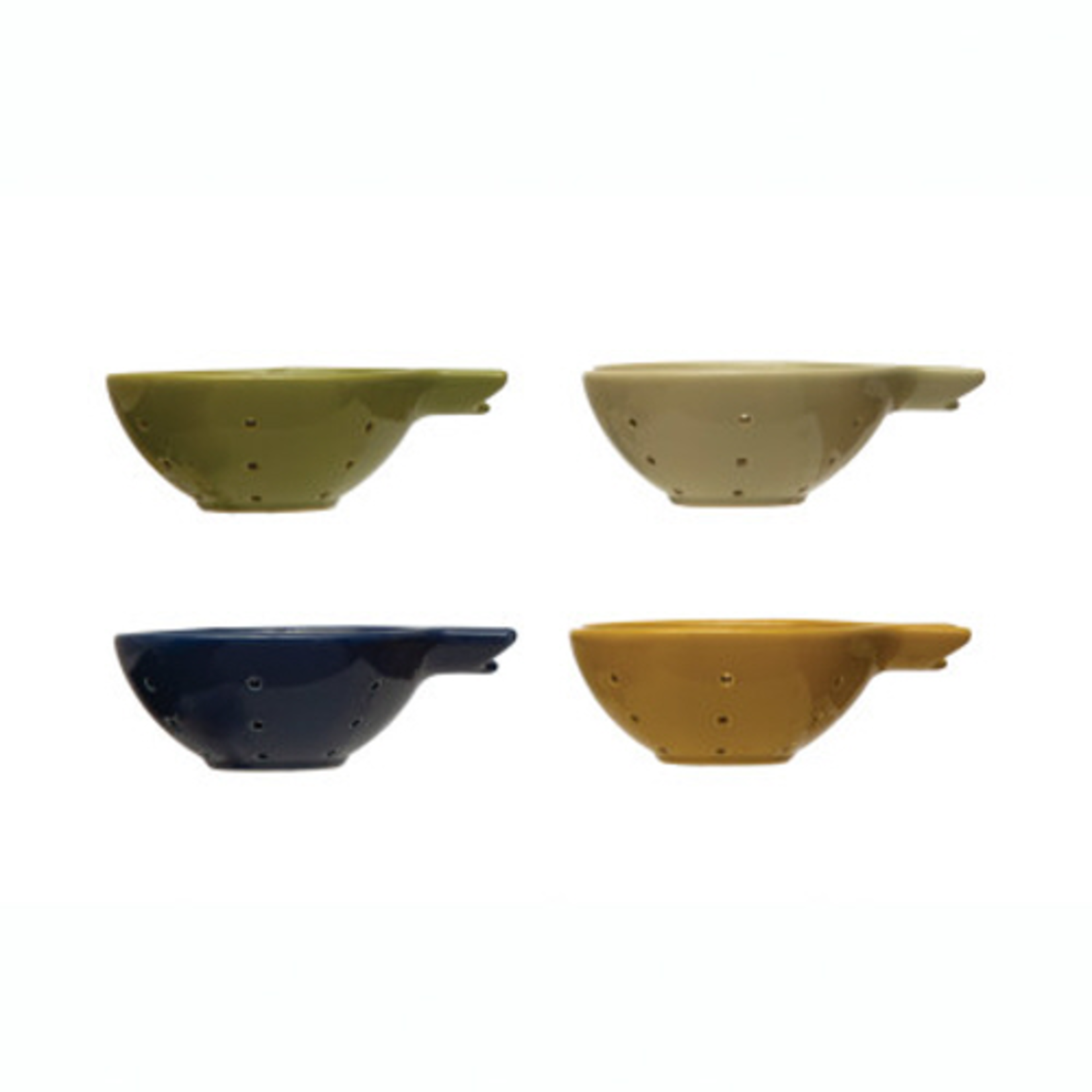 Creative Co-Op Stoneware Blueberry Bowl w/ Handle - Assorted Colors