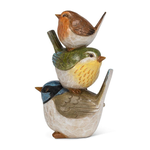 Abbott Home Decor Large Stacked Birds - Resin - 10"