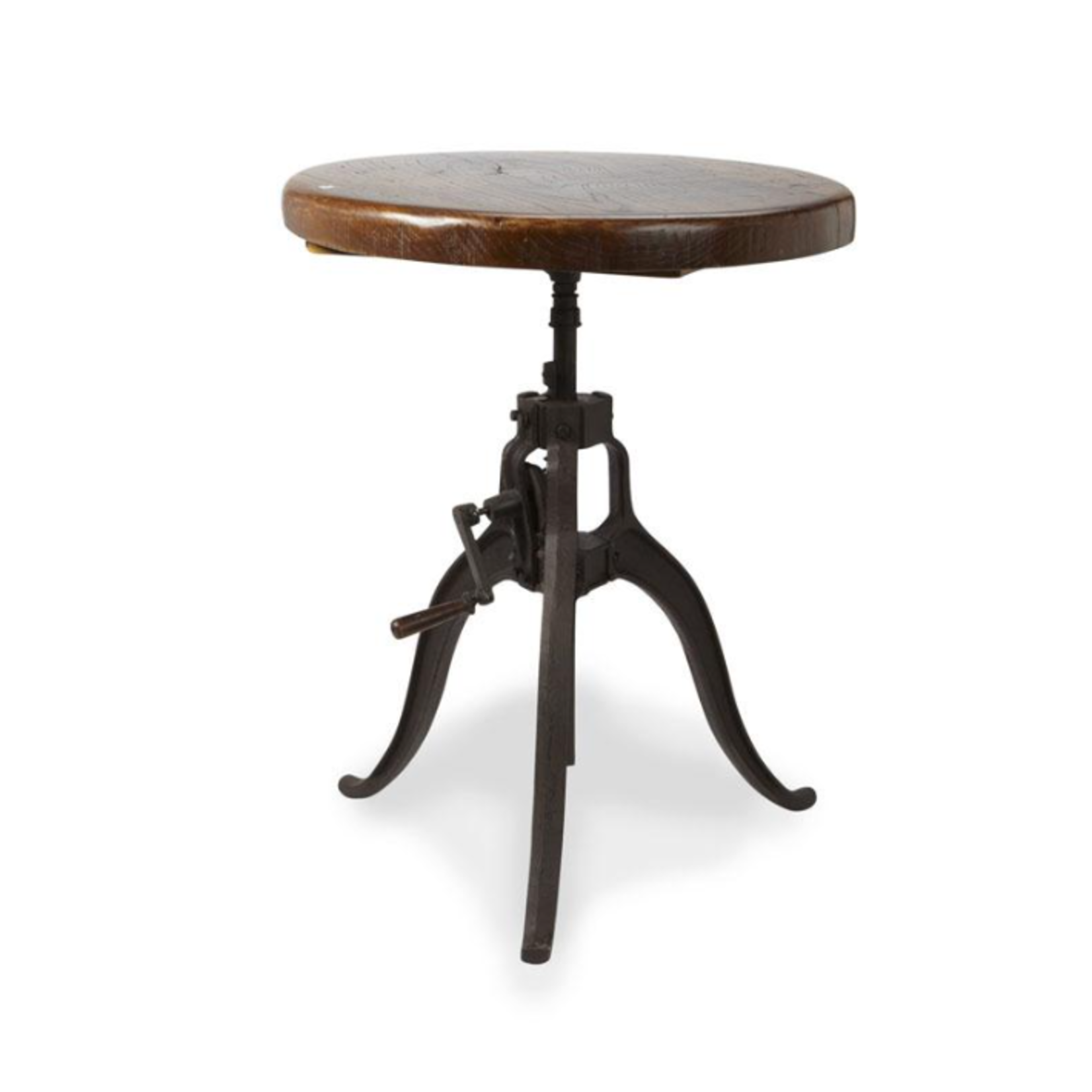 Crank Adjustable Pedestal Table