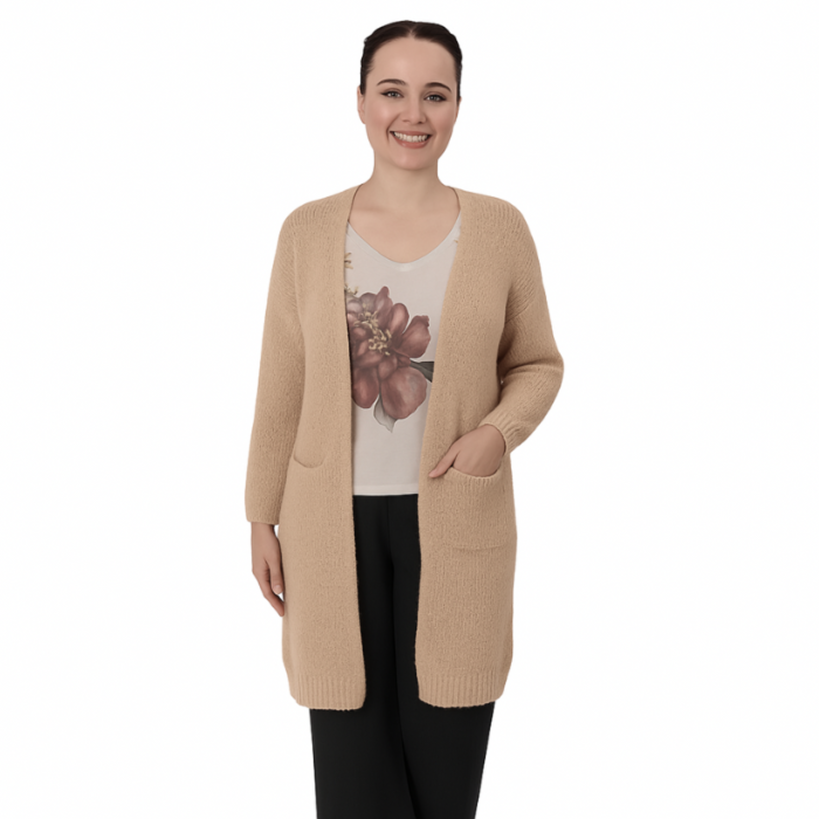 Bella Amore - Open-Front Cardigan