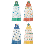 Crochet Flower Tea Towel