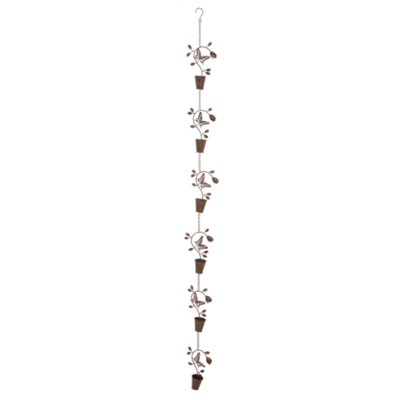 Ganz - Midwest - CBK Butterfly, Flower & Bucket Rain Chain