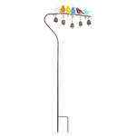 Ganz - Midwest - CBK Laser Cut Colorful Bird w/ Bells Stake
