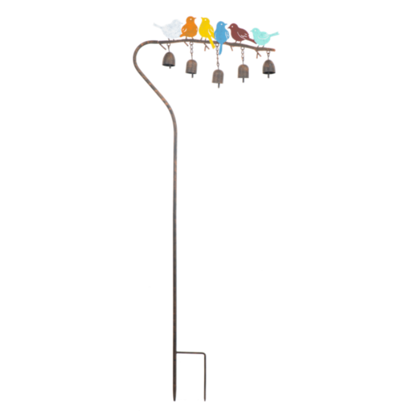 Ganz - Midwest - CBK Laser Cut Colorful Bird w/ Bells Stake