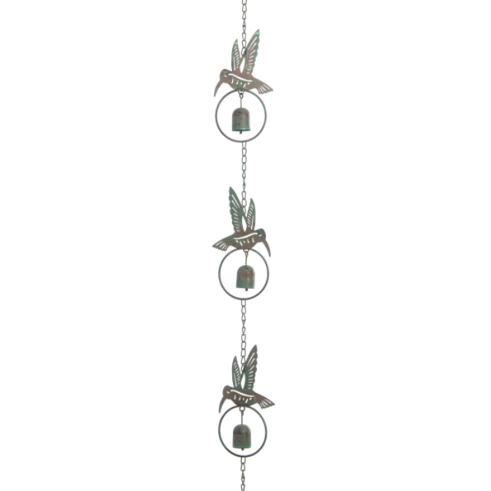 Laser Cut Rain Chain w/ Bells