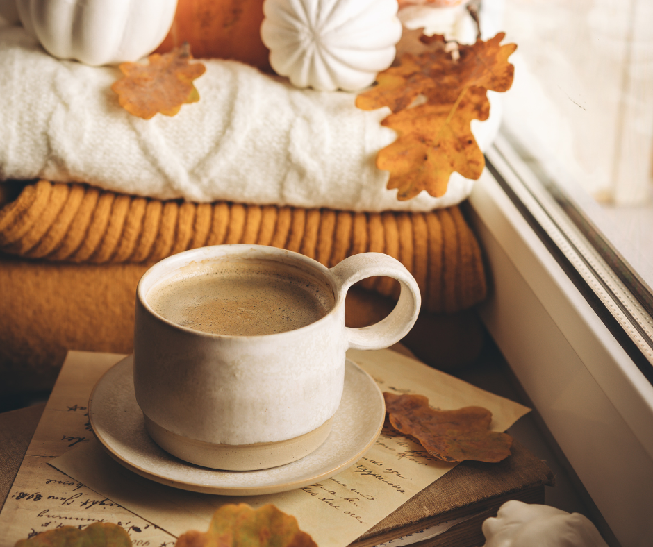 Autumn lanterns and cozy tabletop accents