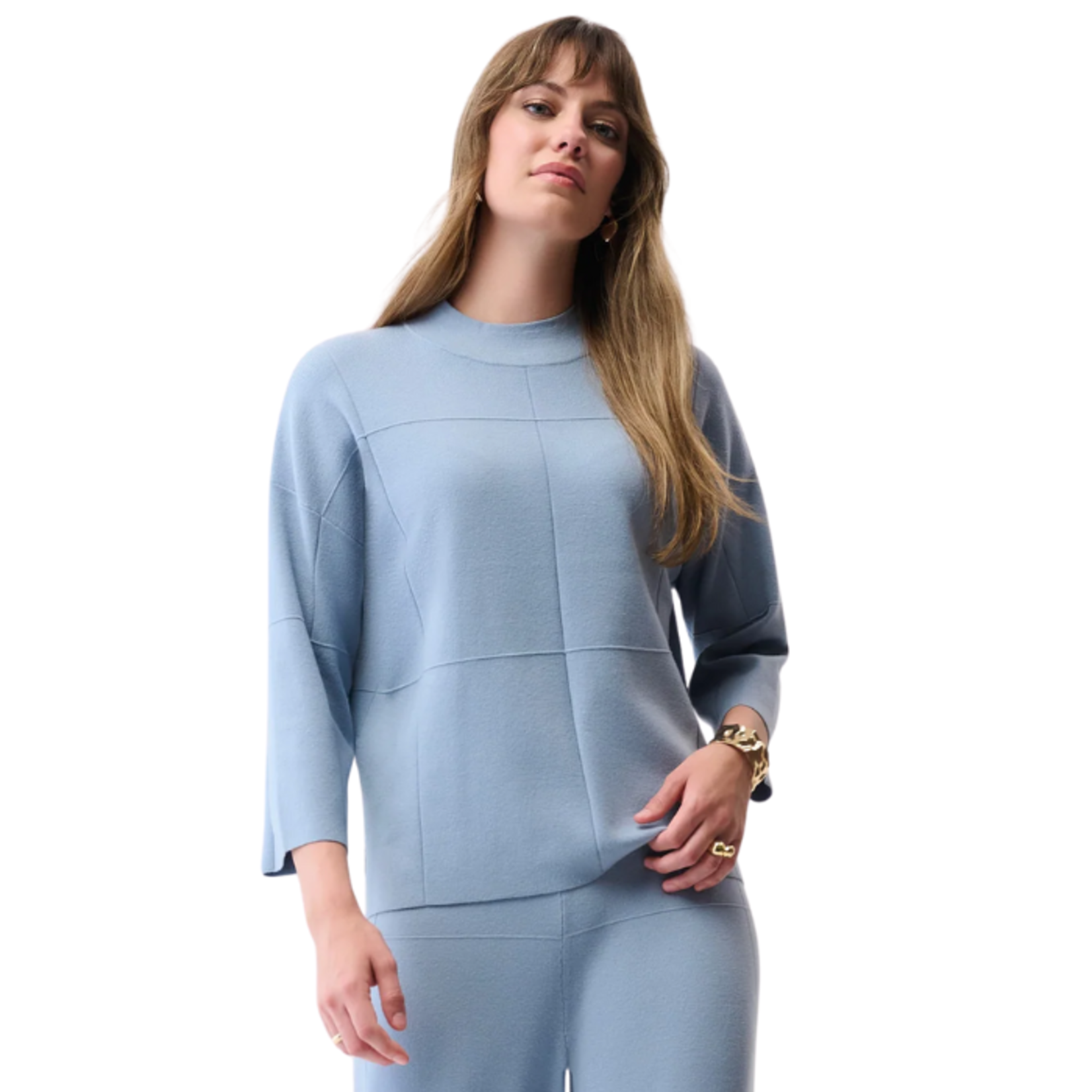 Joseph Ribkoff Joseph Ribkoff - 3/4 Sleeve Mock Neck Sweater Top