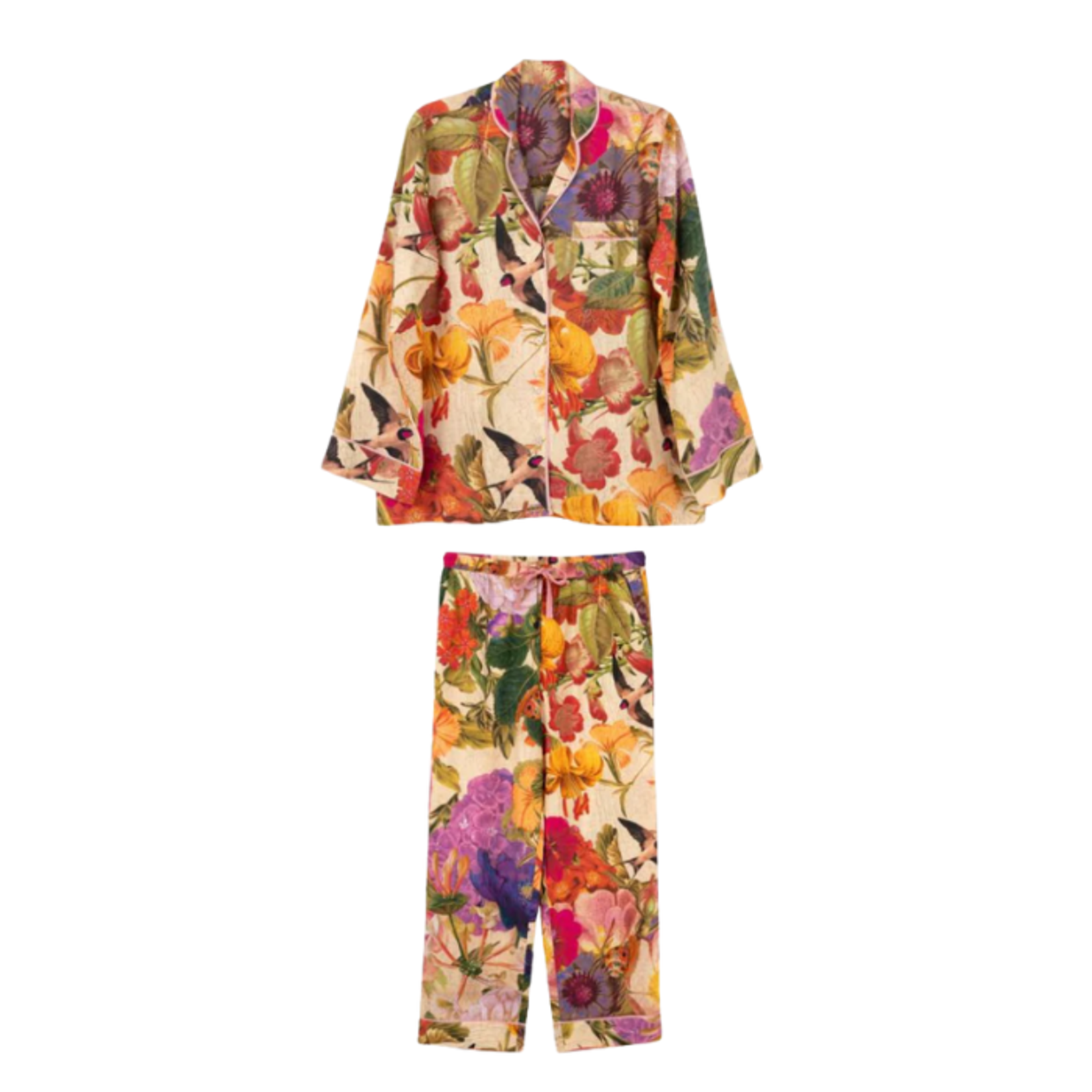Powder - Cream Posy Supersoft Pyjamas