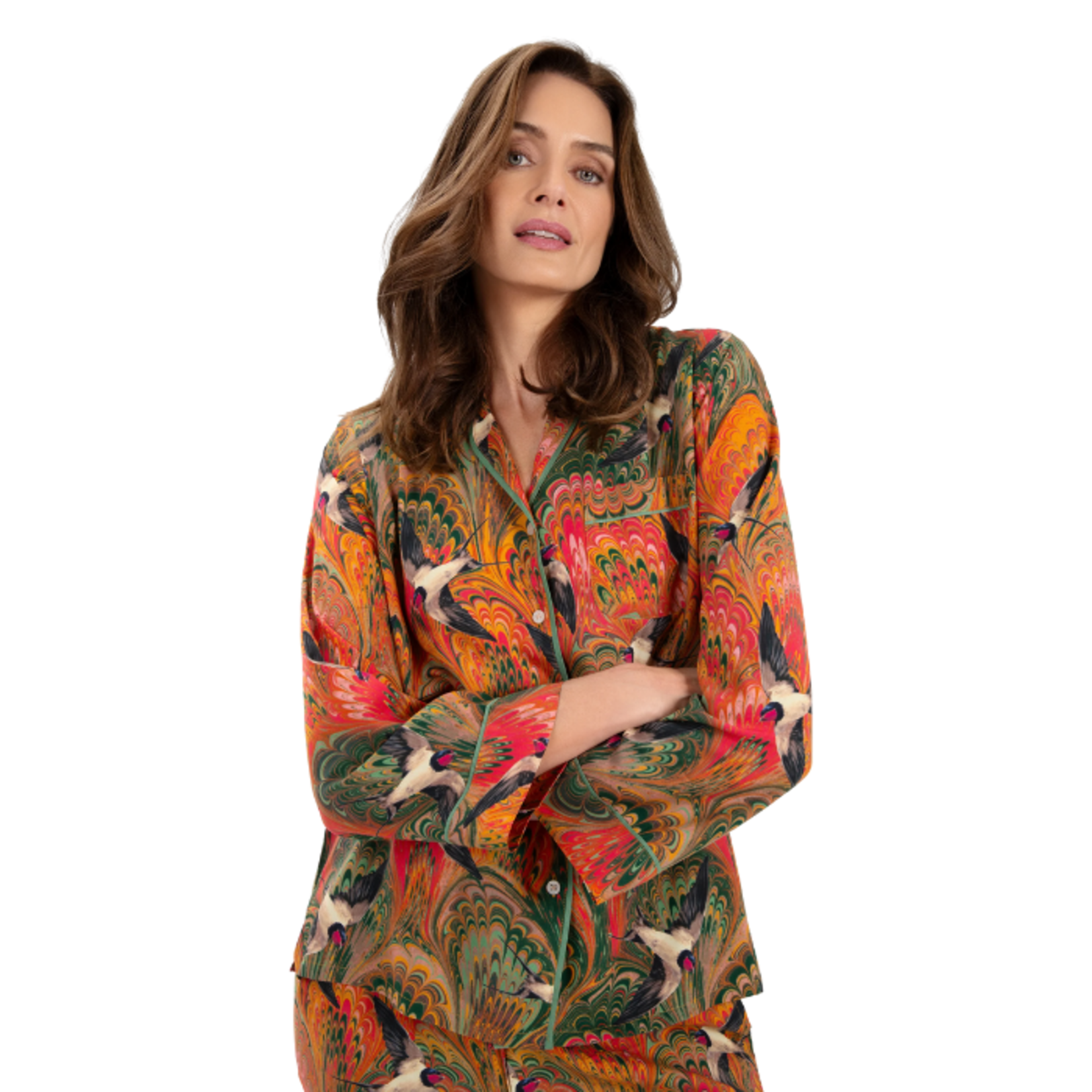 Powder -  Marbled Swallows Supersoft Pyjamas