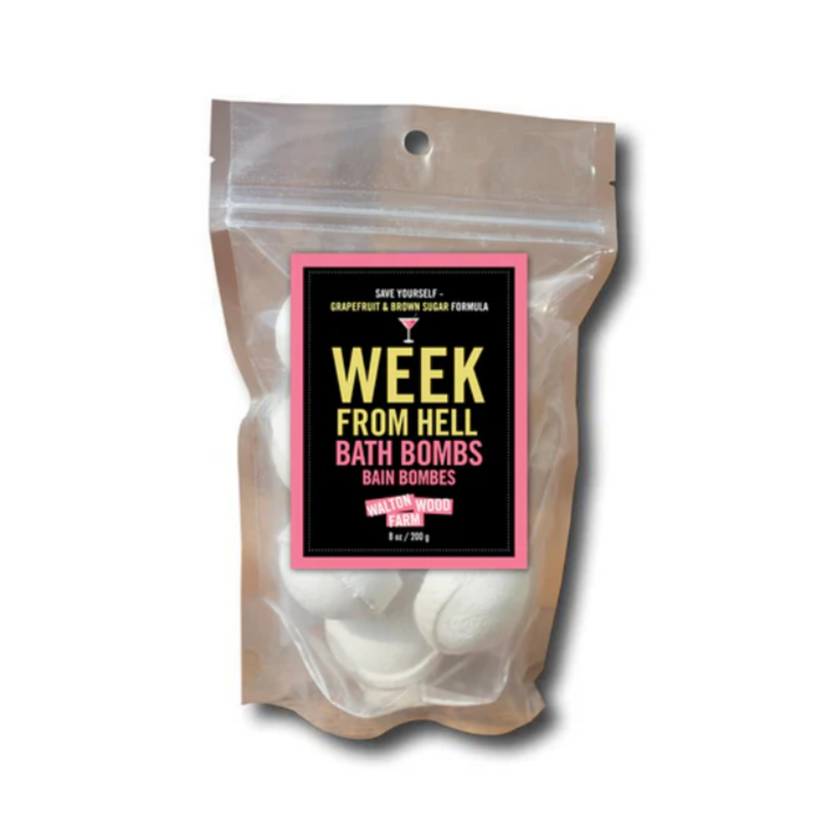 Walton Wood Farm Bath Bombs - Week from Hell - 200g