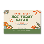 Walton Wood Farm Soap Bar - Not Today Satan Goat Milk Soap -   245g