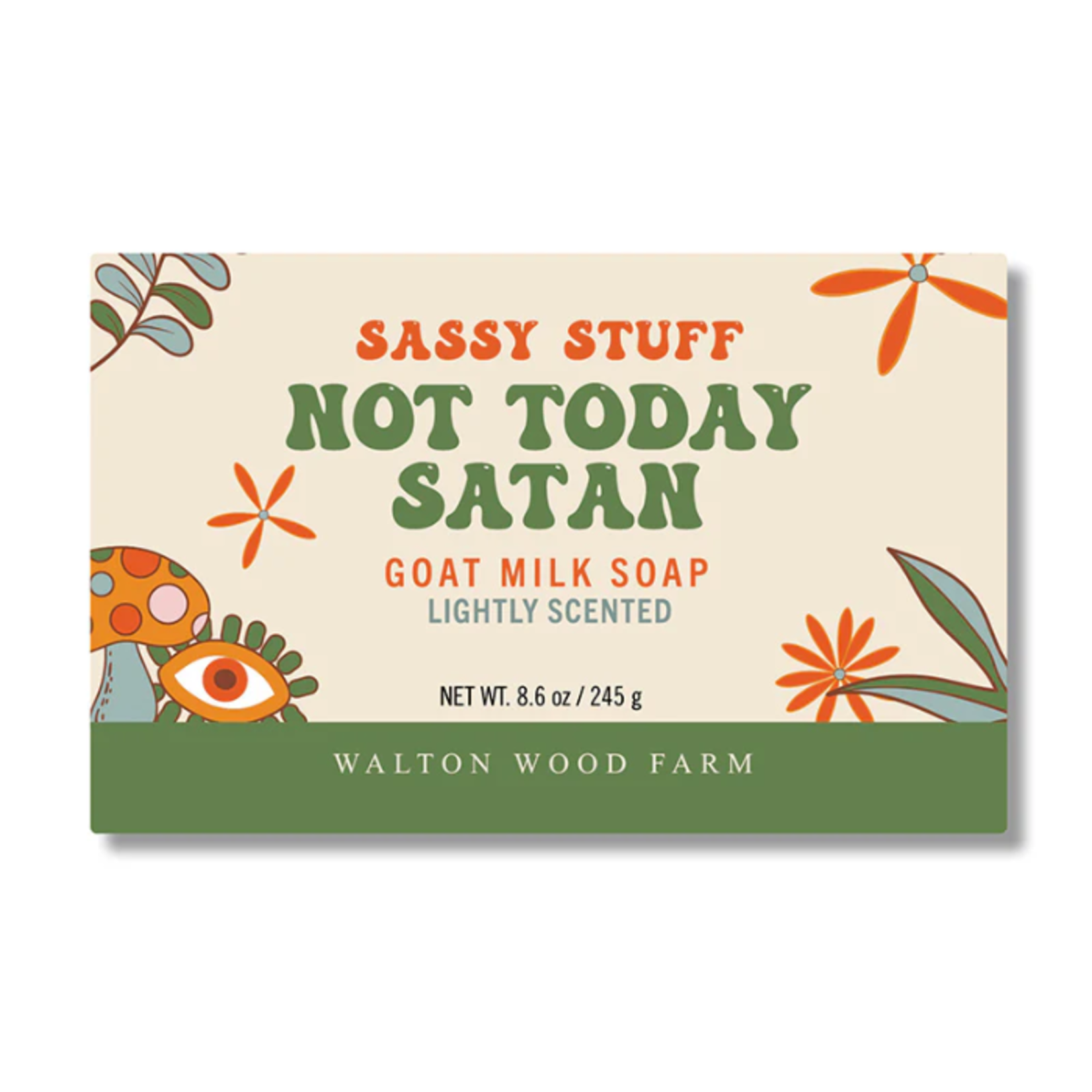 Walton Wood Farm Soap Bar - Not Today Satan Goat Milk Soap -   245g