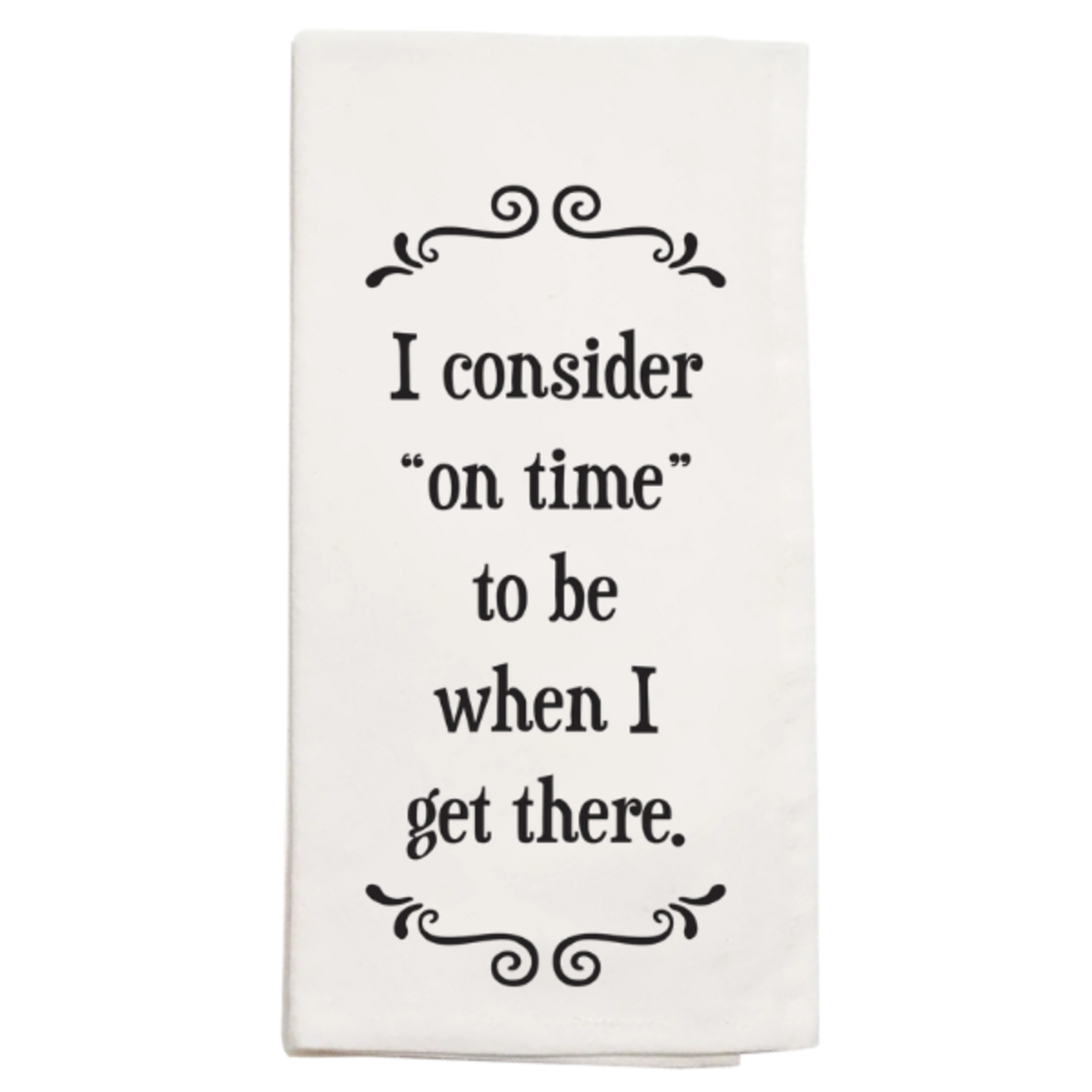 Scrunchy Face Kitchen Towels - On Time