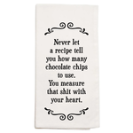 Scrunchy Face Kitchen Towels - With your heart