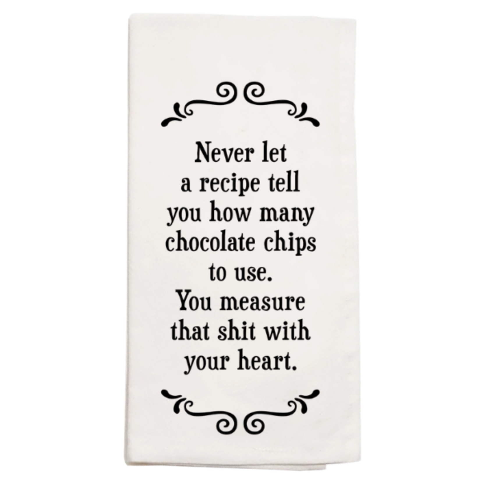 Scrunchy Face Kitchen Towels - With your heart