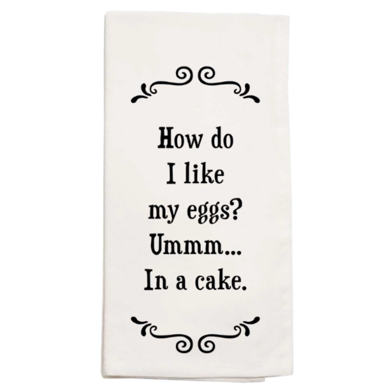 Scrunchy Face Kitchen Towels - In a cake