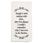 Scrunchy Face Kitchen Towels - Five Glasses