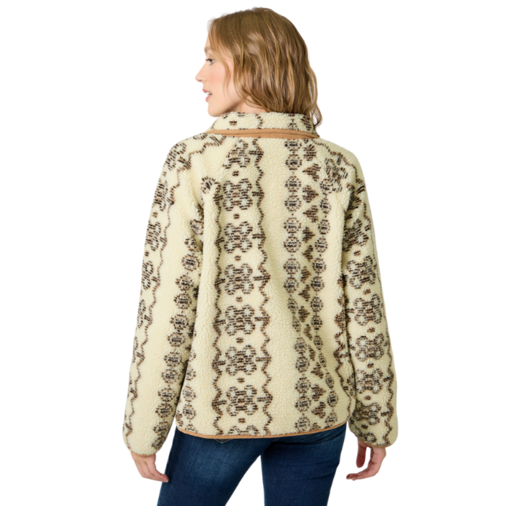 Mystree Mystree - Printed Fleece Jacket