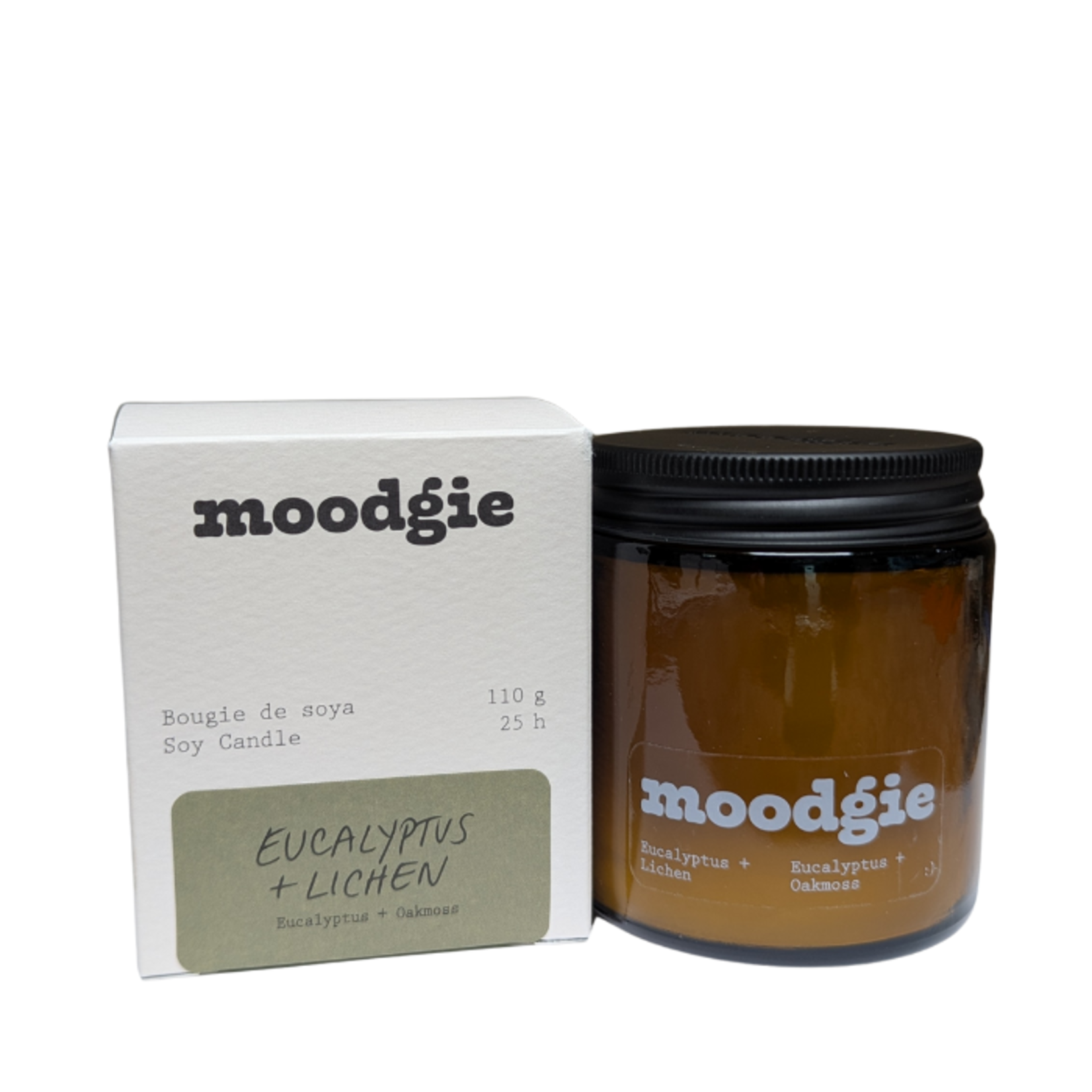 Moodgie Moodgie Soy Candle - Eucalyptus + Oakmoss