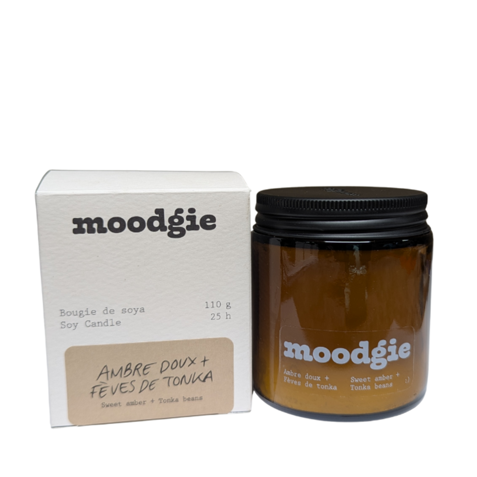 Moodgie Moodgie Soy Candle - Sweet Amber + Tonka Beans