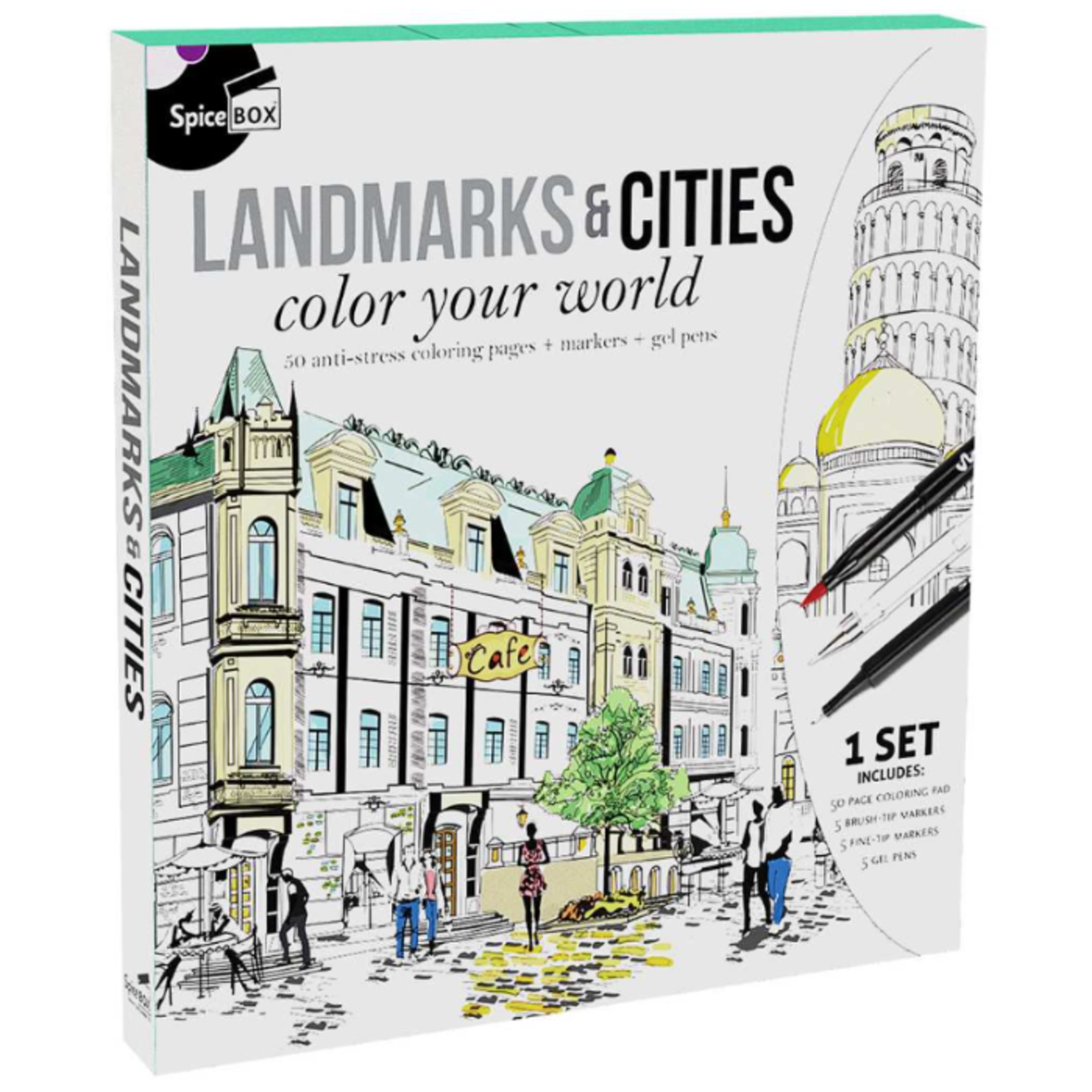 Spice Box Spice Box Sketch Plus Landmarks & Cities