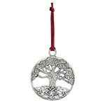 Seagull Pewter Satin Finish Tree of Life Ornament