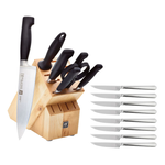 Zwilling J.A Henckels Zwilling Four Star 8-Piece Knife Block Set with Bonus Steak Knives