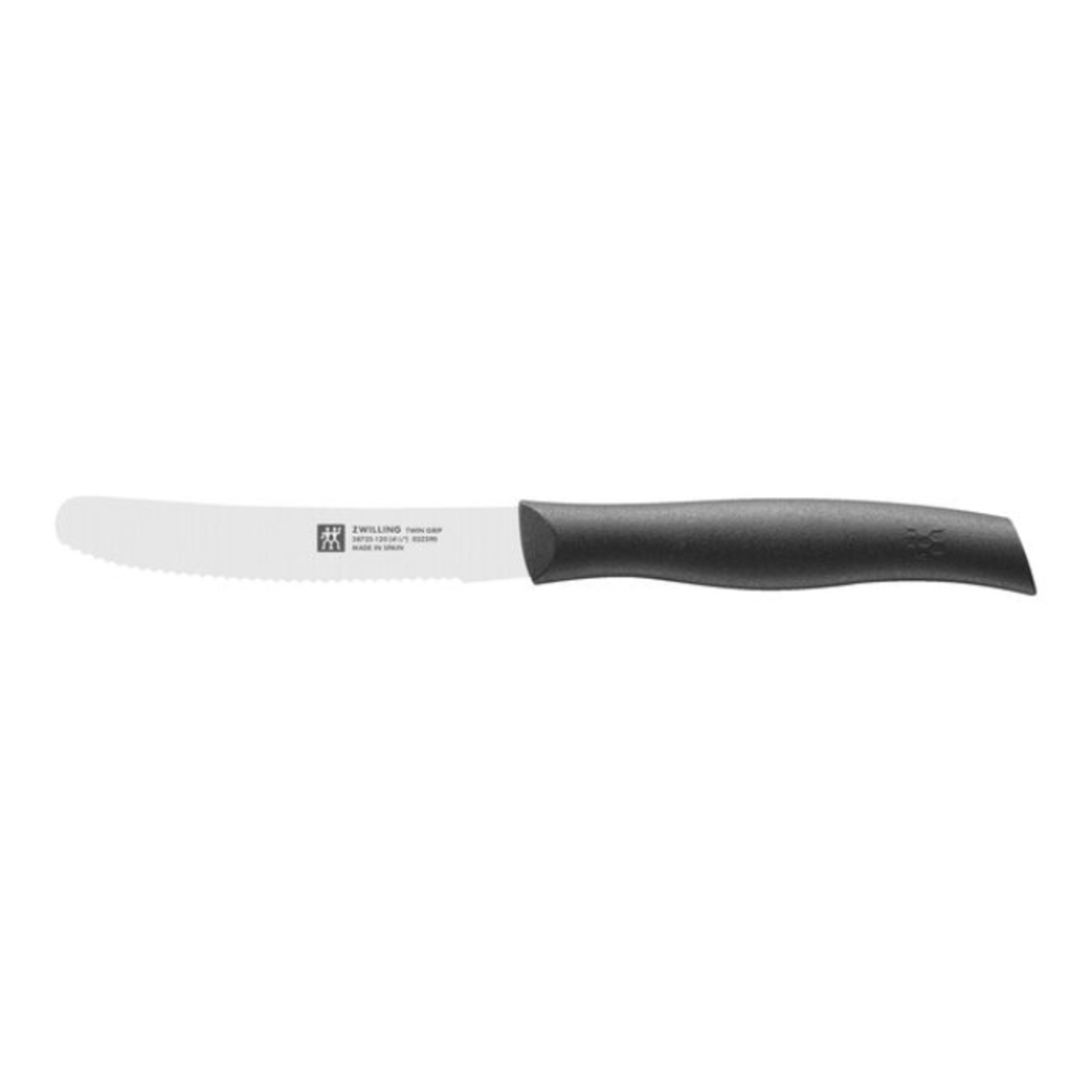 Zwilling J.A Henckels Zwilling TWIN Grip 4.5" Serrated Utility Knife – Black