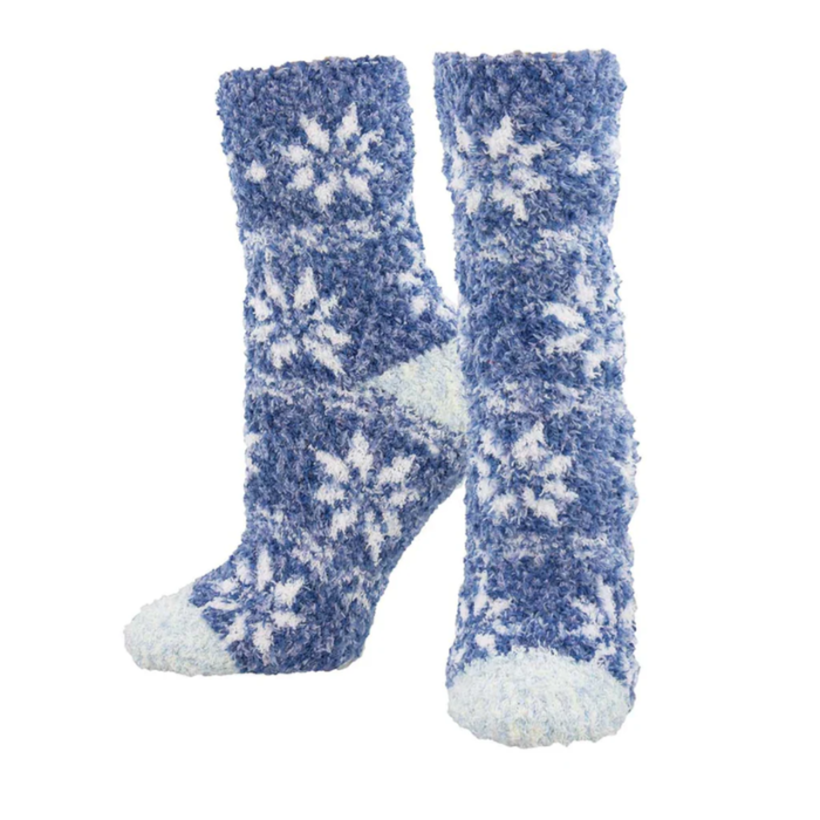 Socksmith Ladies Warm &  Cozy Sock - Fair Isle Fun – Blue – 9-11