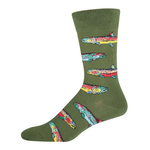 Socksmith Men's Socks - Trout - Parrot Green