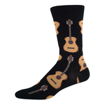 Socksmith Men's Socks - Guitars – Black