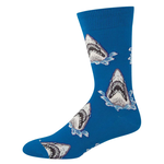 Socksmith Men's Socks - Shark Attack – Blue
