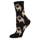Socksmith Ladies Socks - Pugs – Black